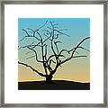 Landscape With Tree Framed Print