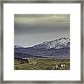 Laramie Peak Framed Print