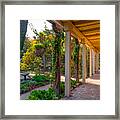 Larkin House Garden Framed Print