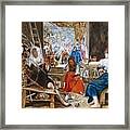 Las Hilanderas. Study Framed Print