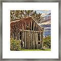 Late Afternoon At The Barn Framed Print
