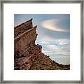 Late On Vasquez Rocks By Mike-hope Framed Print