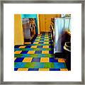 Laundry Colors Framed Print