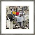 Laundry Day In Matera.italy Framed Print