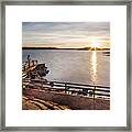 Lauttasaari At Sunset - Helsinki, Finland - Seascape Photography Framed Print