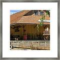 Laws Freight Station Framed Print