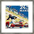 Le Mans 24 Hour Race 1959 Vintage Framed Print