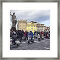 Vespe Di Firenze Framed Print