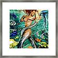 Lea The Mermaid Framed Print