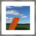 Leaning Tower Of Pizza Framed Print