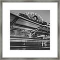 Leaving Union Station - Denver Colorado - Bw Square Format Framed Print