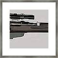 Lee Harvey Oswalds 1940 6.5mm M91 38 Bolt Action  Italian Made Mannlicher-carcano  Color Added 2015 Framed Print