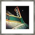 Leeds #theater Turns The Moon On And Framed Print