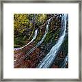 Left Fork Waterfall Framed Print