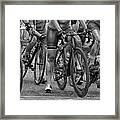 Leg Hitching Framed Print