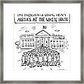 Legal Team Arrives At The White House Framed Print