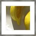 Lemon Yellow Framed Print