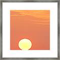 Lemon Yellow Sun  Part 2 Of 3 Framed Print