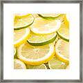 Lemons And Limes Framed Print