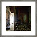 Let The Sun Shine In The Zoagli Abandoned Home Framed Print