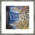 Letchworth Middle Falls Framed Print