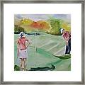 Let's Play Golf Framed Print