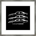 Lexury Silhouettehistory Framed Print