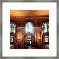 Library Entrance Framed Print