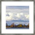 Life On The Columbia Framed Print