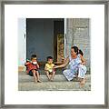 Life On The Street Framed Print