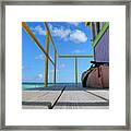Lifeguard Tower 2.2 - South Beach - Miami Framed Print