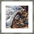 Light On Rocks And Ice Two Framed Print