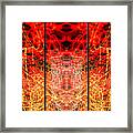 Light Painting Abstract Triptych #3 Framed Print