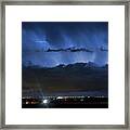 Lightning Cloud Burst Framed Print