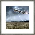Lightning Encounter Framed Print