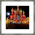 Lights Of The World Russia Framed Print