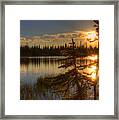 Lily Lake Sunset  1 Framed Print