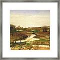 Lingering Autumn Framed Print