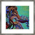 Lion Gargoyle Framed Print