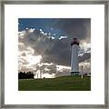 Lion's Lighthouse For Sight - 2 Framed Print