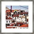 Lisbon Rooftops Framed Print
