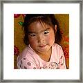 Little Girl Of The Gobi Framed Print