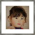 Little Girl Framed Print