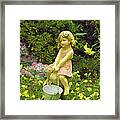 Little Girl With Pail Framed Print