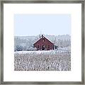 Little Red House Framed Print