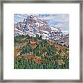 Little Tahoma Peak And Stevens Ridge In The Fall Framed Print