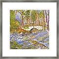 Llanina Woods Mansion New Quay Wales Painting Framed Print