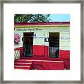 Local Rum Shop, Barbados Framed Print