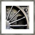 Locomotive Wheel Framed Print