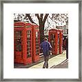 London Call Boxes Framed Print